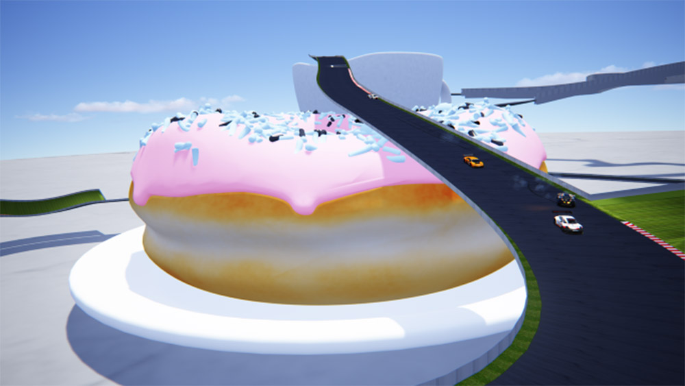 "Donut Circuit" map for Assetto Corsa