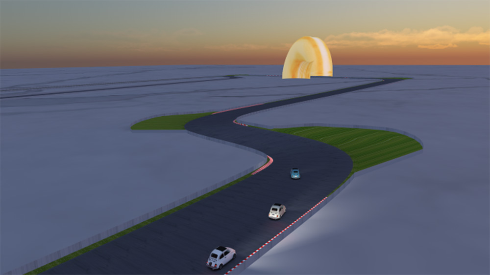 Donut Circuit map mod for Assetto Corsa