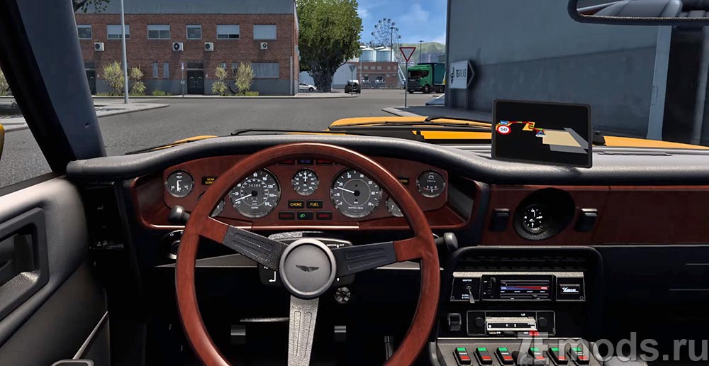 Aston Martin V8 Vantage mod for Euro Truck Simulator 2