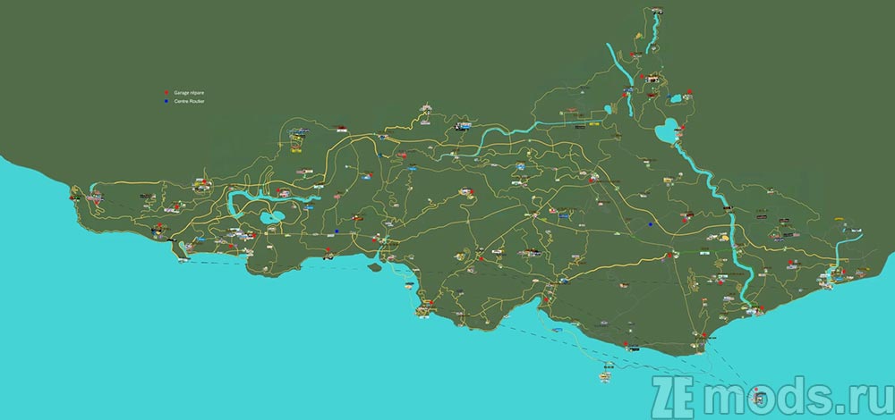 Bartoland map mod for Euro Truck Simulator 2