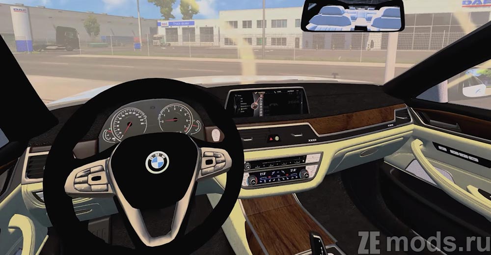 BMW 750Ld Xdrive mod for Euro Truck Simulator 2