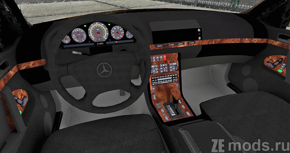 Mercedes-Benz W140 S600 mod for Euro Truck Simulator 2
