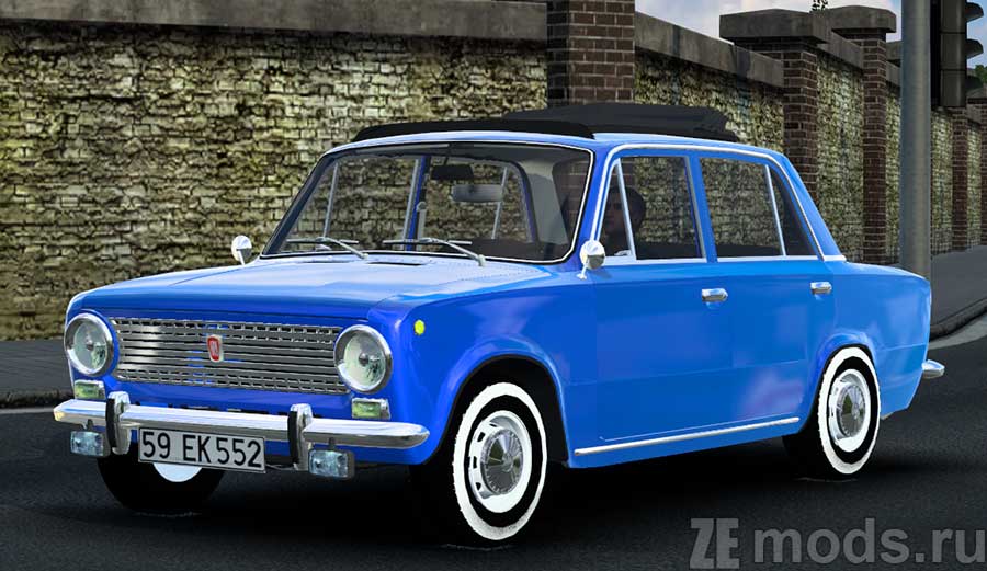 Fiat 124 for Euro Truck Simulator 2 (1.47)