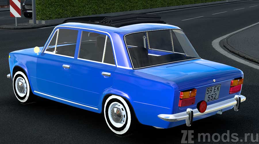 Fiat 124 mod for Euro Truck Simulator 2 (1.47)