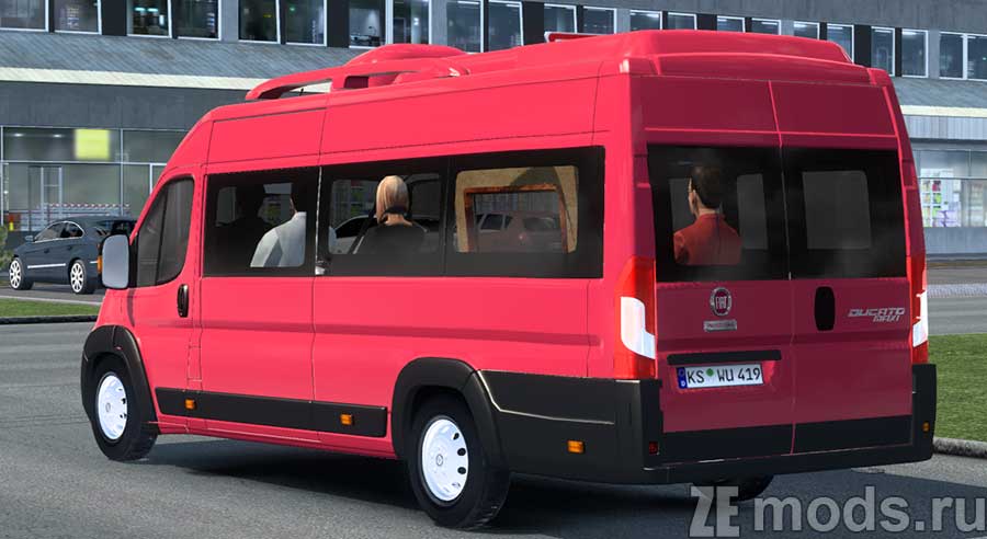 Fiat Ducato bus mod for Euro Truck Simulator 2