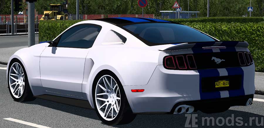 Ford Mustang NFS mod for Euro Truck Simulator 2