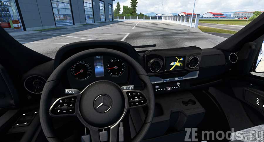 Mercedes-Benz Sprinter 2019 bus mod for Euro Truck Simulator 2
