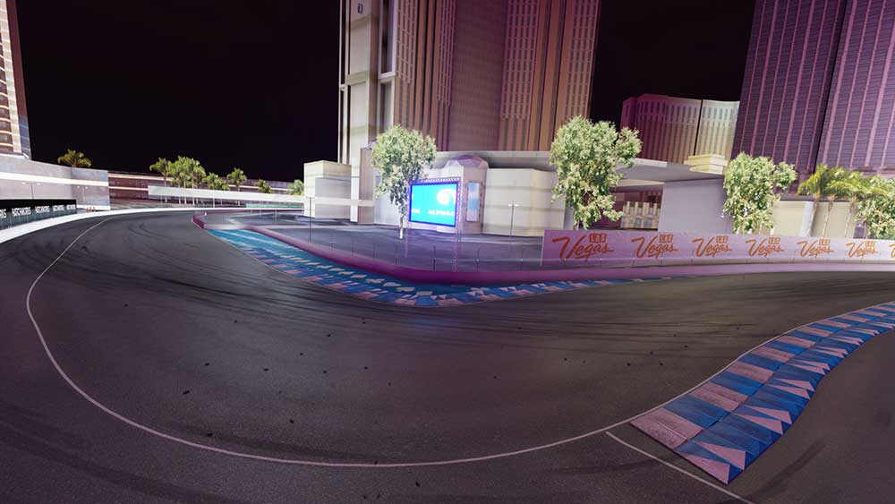 F1 Las Vegas 2023 map mod for Assetto Corsa