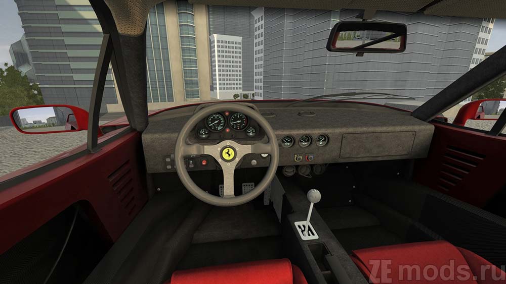 Ferrari F40 mod for City Car Driving