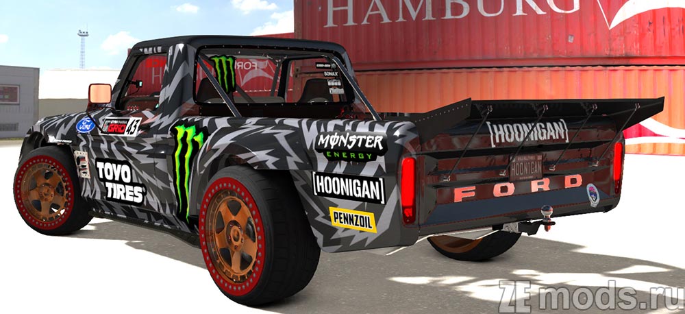 Ford F-150 Hoonitruck mod for Assetto Corsa