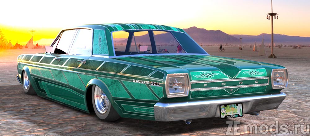 Ford Galaxie 500 Lowrider mod for Assetto Corsa