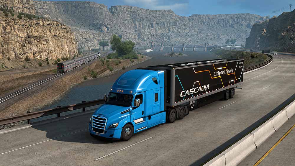 Freightliner Cascadia truck mod for Euro Truck Simulator 2