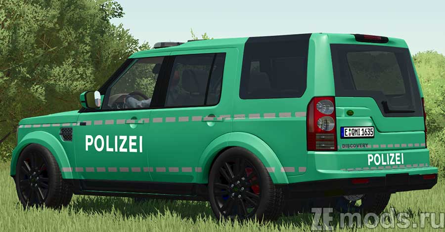 Land Rover Discovery 4 Police mod for Farming Simulator 2022