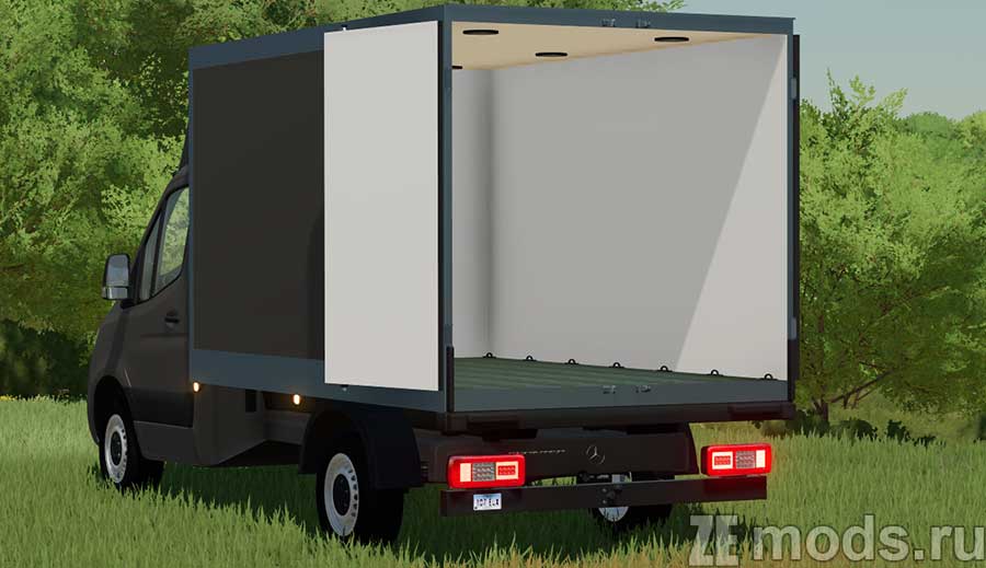 Mercedes-Benz Sprinter MK3 Koffer truck mod for Farming Simulator 2022