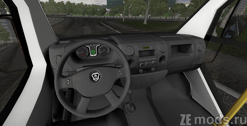 GAZelle Next Cityline mod for City Car Driving 1.5.9.2