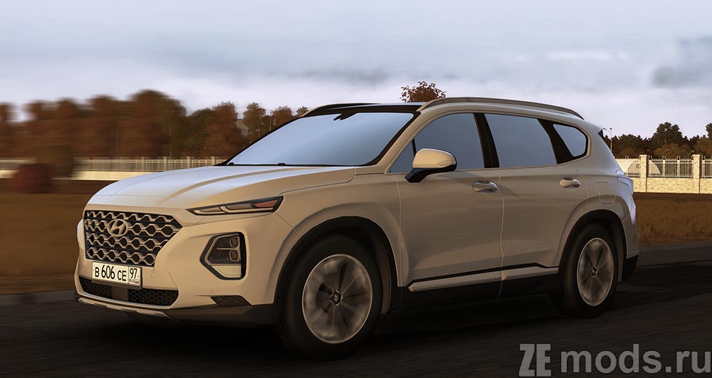 Hyundai Santa Fe 2019 for City Car Driving 1.5.9.2