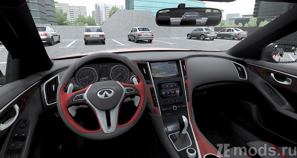Infiniti Q50 ER 2014 mod for City Car Driving 1.5.9.2