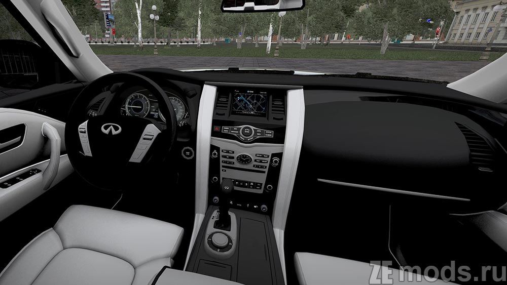 Infiniti QX80 2019 mod for City Car Driving
