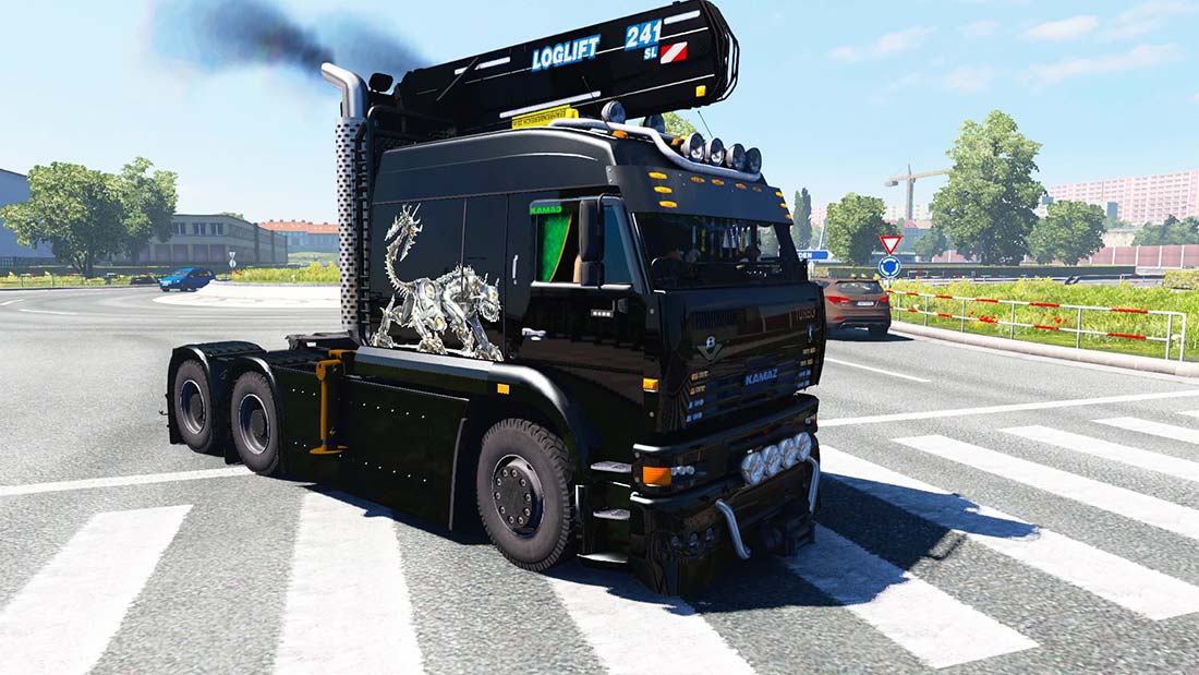 Kamaz 6460 Turbo Diesel for Euro Truck Simulator 2 (1.43)