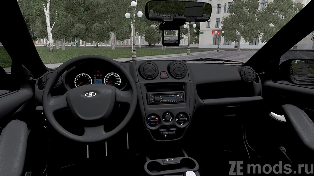 Lada Granta 2012 mod for City Car Driving 1.5.9.2