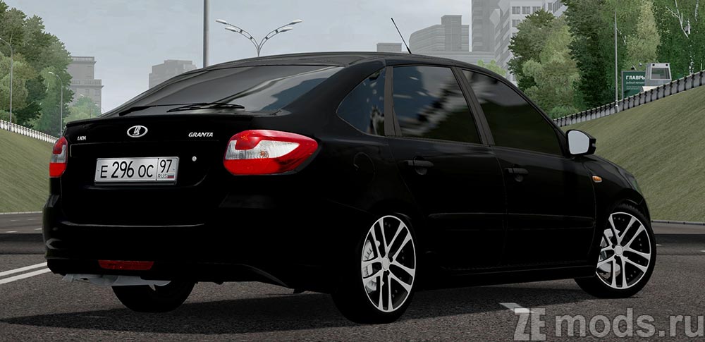 Lada Granta Liftback mod for City Car Driving 1.5.9.2