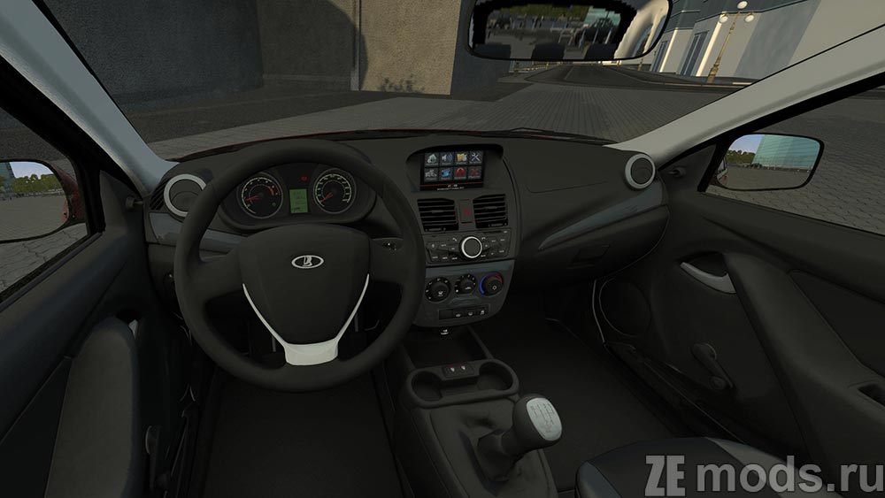 Lada Kalina 2 Hatchback mod for City Car Driving 1.5.9.2