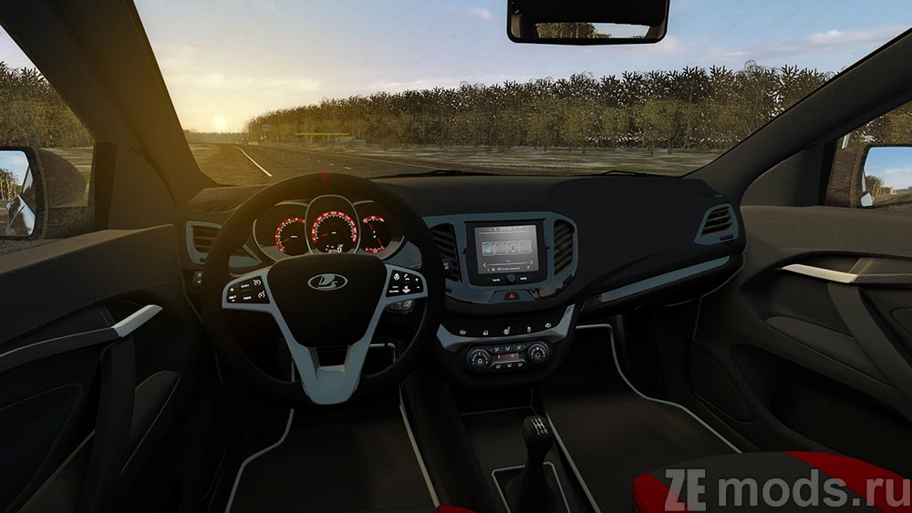 LADA Vesta Sport 1.8 mod for City Car Driving 1.5.9.2