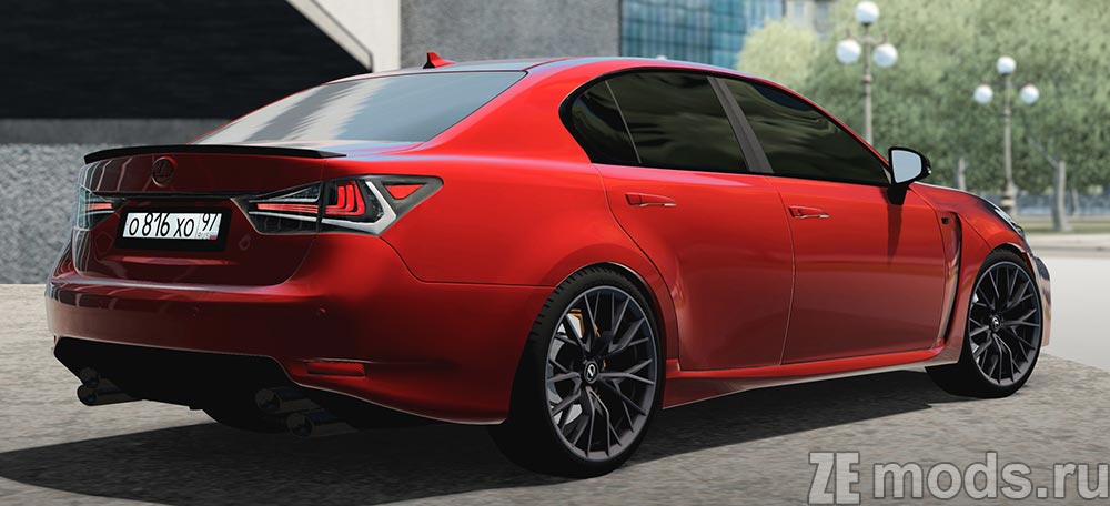 Lexus GS-F 2016 mod for City Car Driving 1.5.9.2