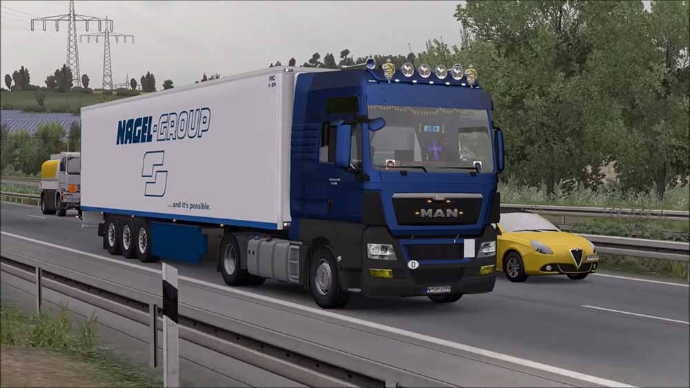 MAN TGX Reworked truck mod for Euro Truck Simulator 2