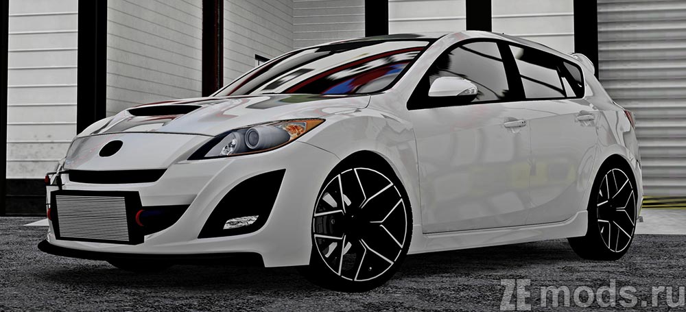 Mazda 3 MPS 2010 mod for City Car Driving 1.5.9.2