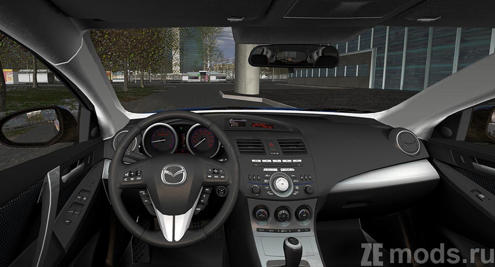 Mazda 3 MPS 2010 mod for City Car Driving 1.5.9.2