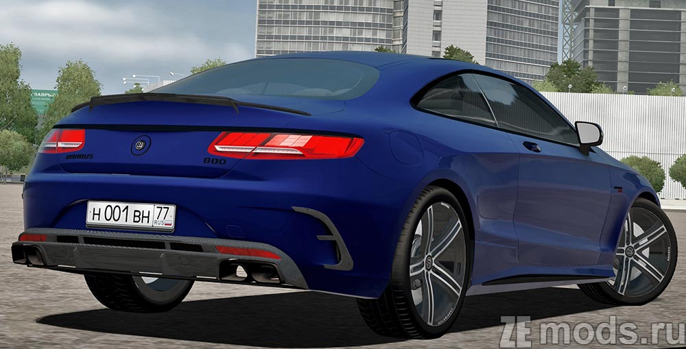 Mercedes-AMG S63 Coupe mod for City Car Driving 1.5.9.2