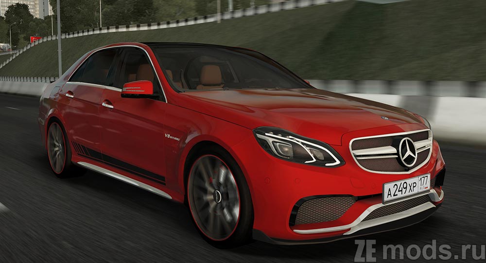 Mercedes-Benz E63s W212 for City Car Driving 1.5.9.2