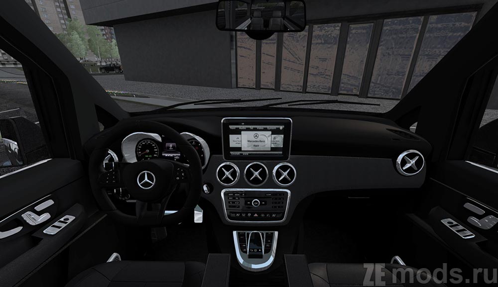 Mercedes-Benz V-Class mod for City Car Driving 1.5.9.2