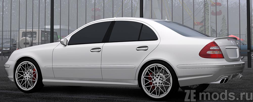 Mercedes-Benz W211 E55 AMG V2 mod for City Car Driving 1.5.9.2