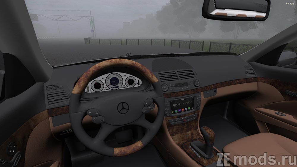 Mercedes-Benz W211 E55 AMG V2 mod for City Car Driving 1.5.9.2