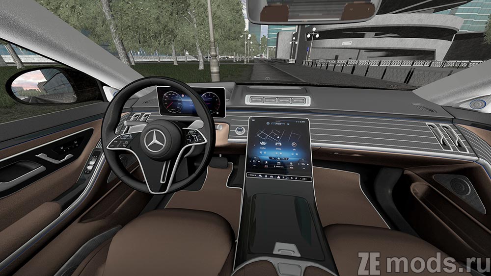 Mercedes-Benz W223 S450 4MATIC mod for City Car Driving 1.5.9.2
