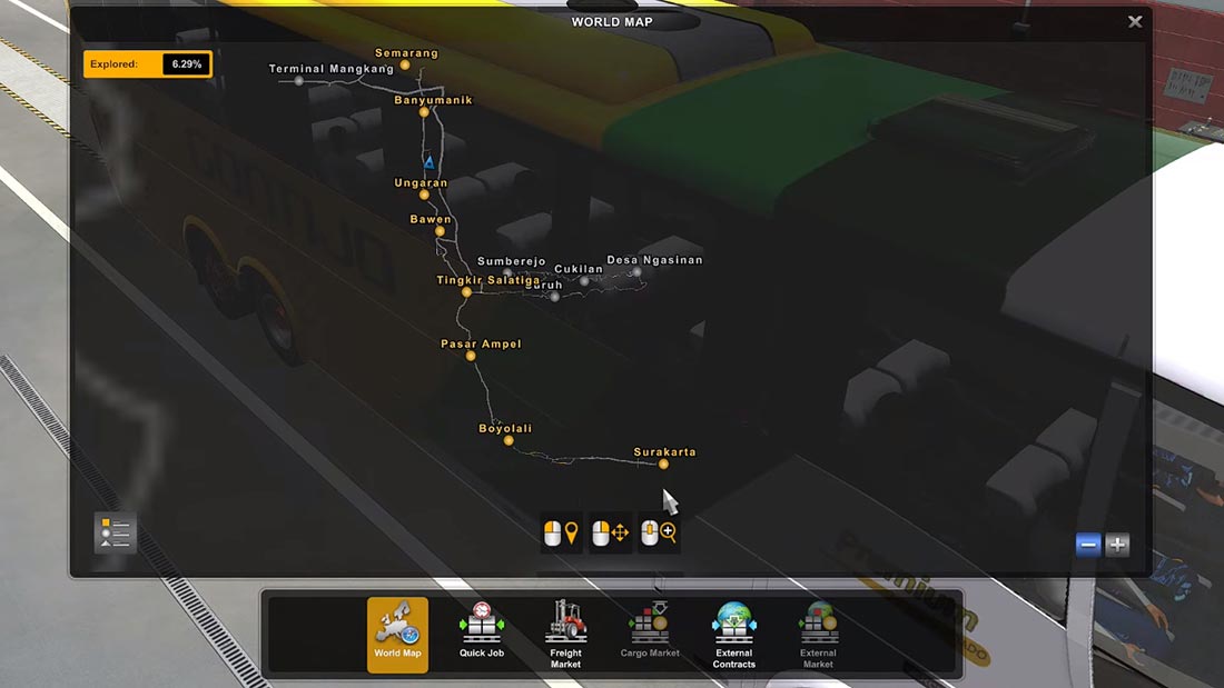 Ndesovania map mod for Euro Truck Simulator 2