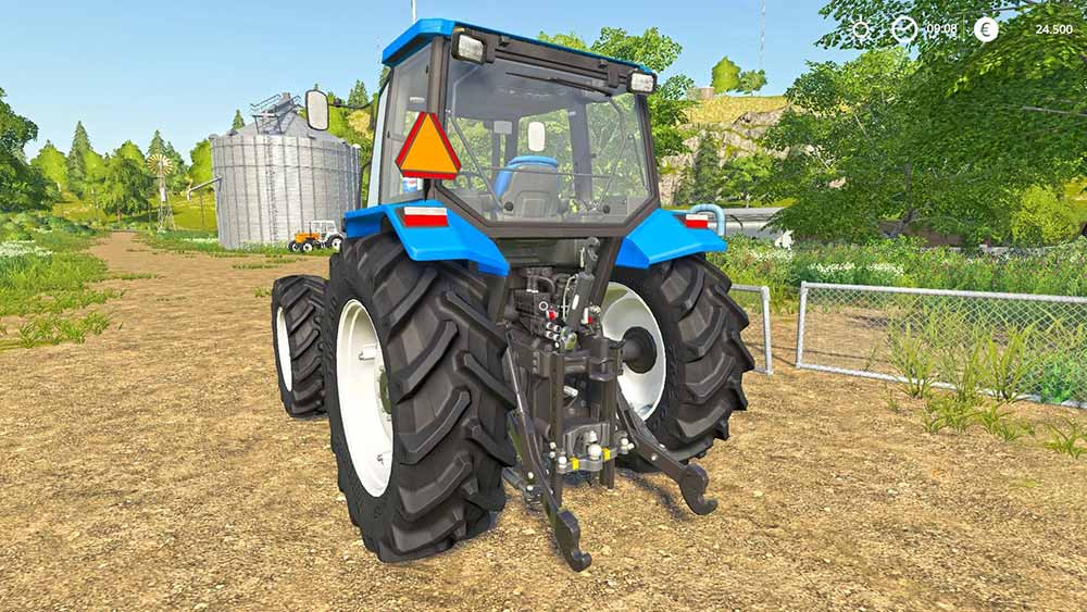 NEW HOLLAND T5050 tractor mod for Farming Simulator 2019