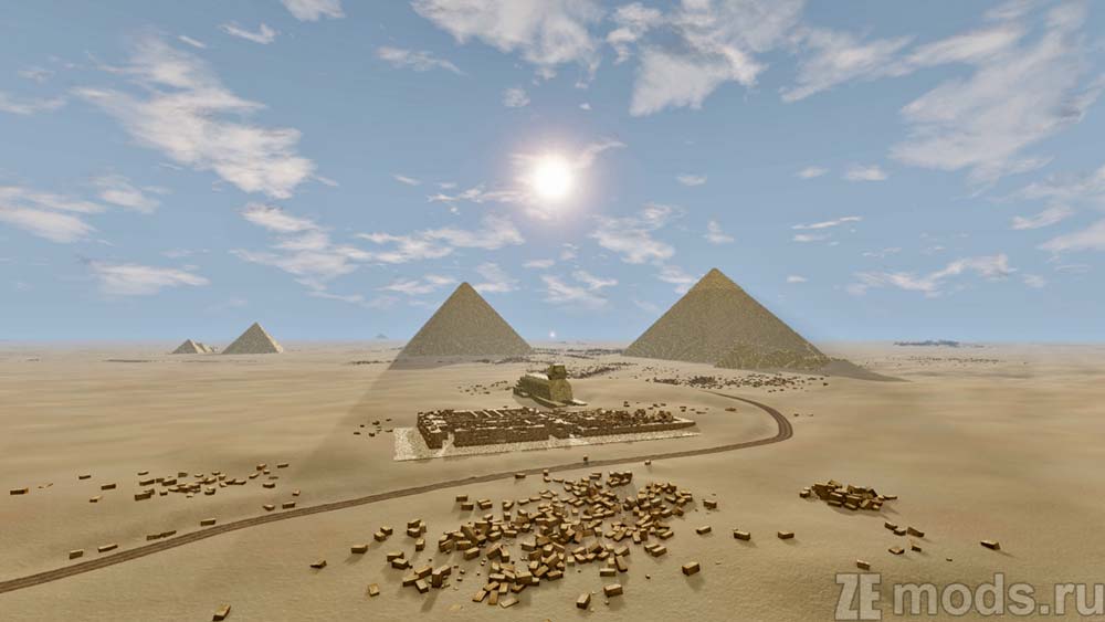 "Ancient Egypt" map for BeamNG.drive