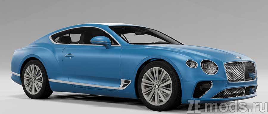 Bentley Continental GT mod for BeamNG.drive