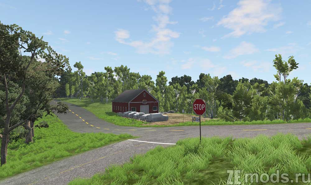 "Buckyville Island" map mod for BeamNG.drive