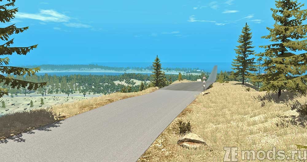 "Cadort Island" map for BeamNG.drive