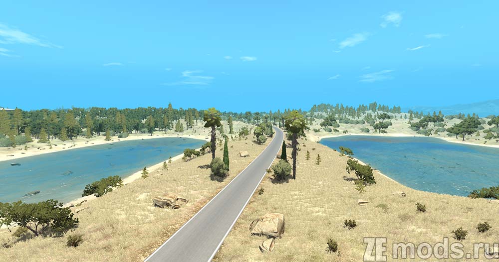 "Cadort Island" map mod for BeamNG.drive