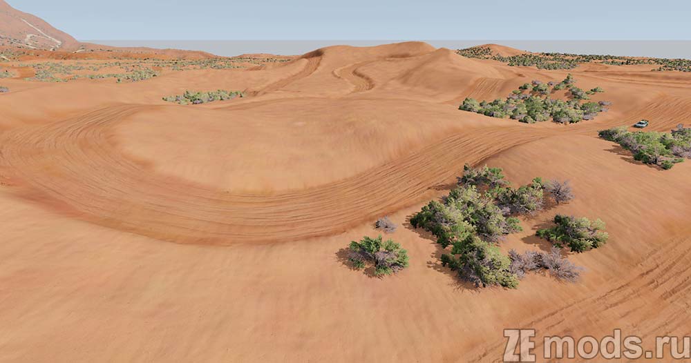 "Coral Pink Sand Dunes" map mod for BeamNG.drive