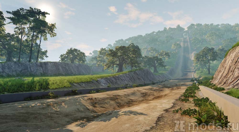 "Downhill Destruction" map for BeamNG.drive