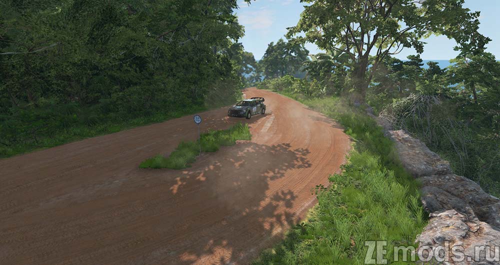 "El Ferrito's Jungle Rock Rally" map mod for BeamNG.drive