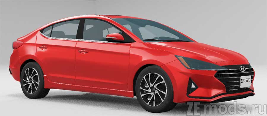Hyundai Elantra (AD) mod for BeamNG.drive