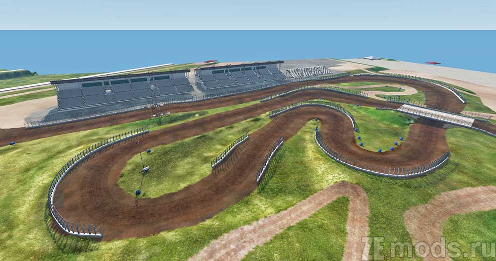 "Lucas Oil Speedway" map for BeamNG.drive