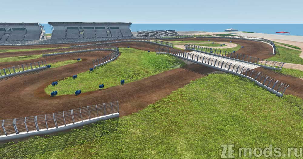 "Lucas Oil Speedway" map mod for BeamNG.drive